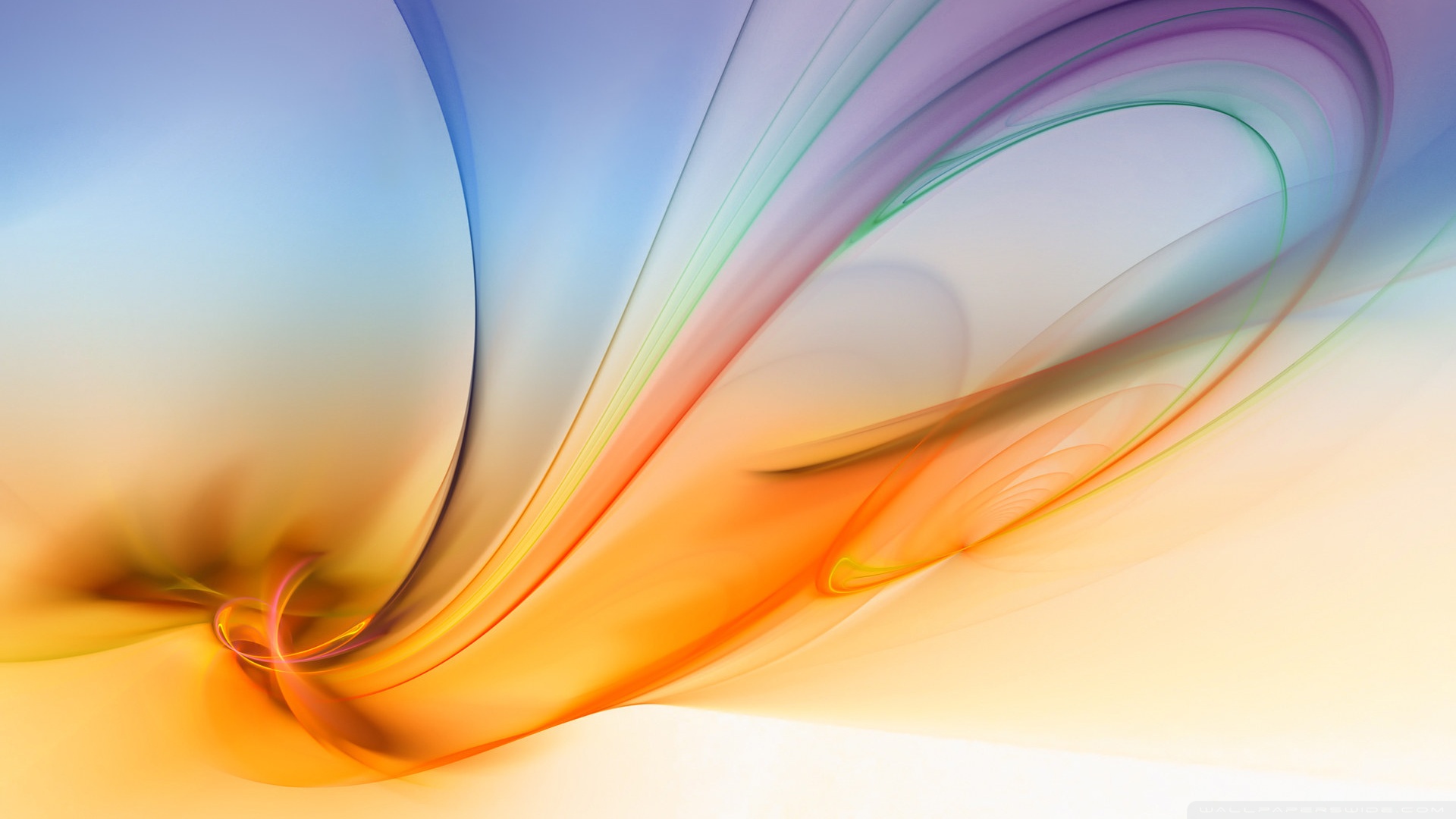 Abstract Aurora Purple And Orange Ultra HD Desktop Background Wallpaper for  4K UHD TV : Tablet : Smartphone