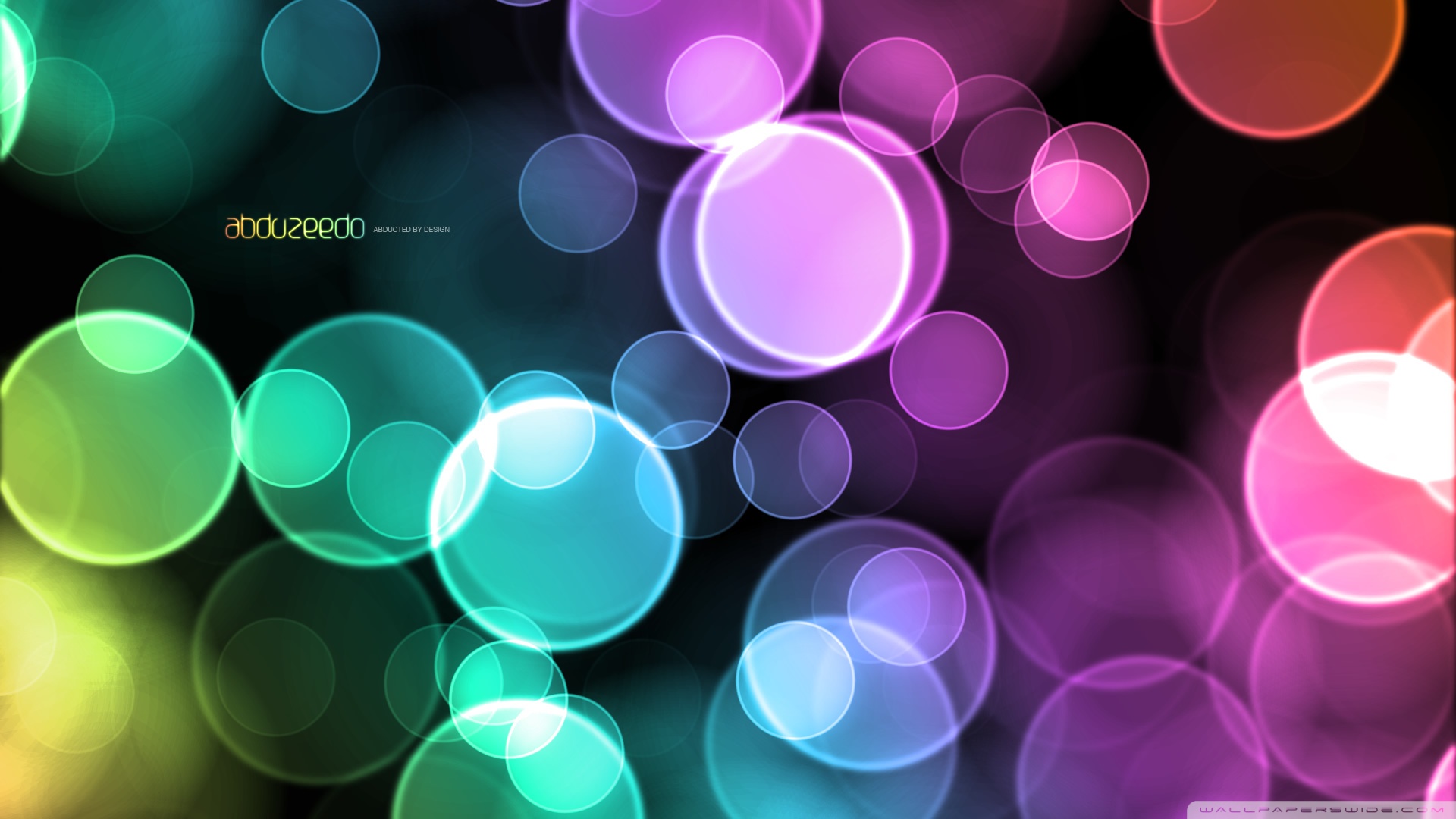 Abstract Background Colorful Circles Green Cyan Magenta Orange Ultra Hd Desktop Background Wallpaper For 4k Uhd Tv Widescreen Ultrawide Desktop Laptop