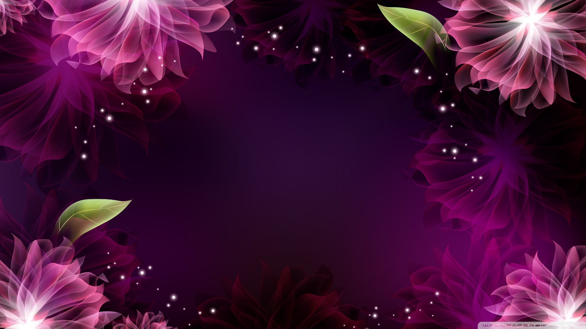 Wallpaper Hd Purple Flowers