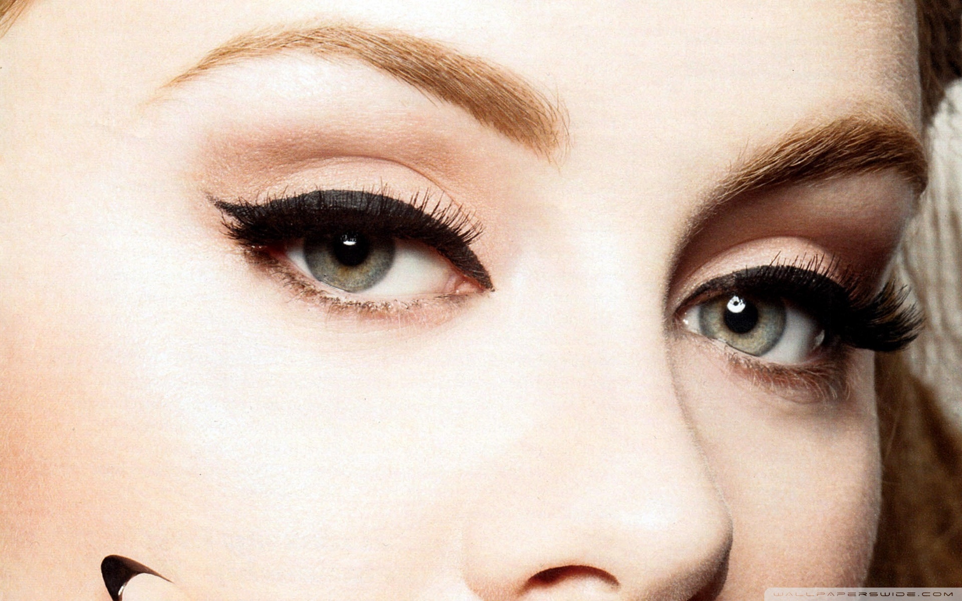 Adele's Eyes Ultra HD Desktop Background Wallpaper for