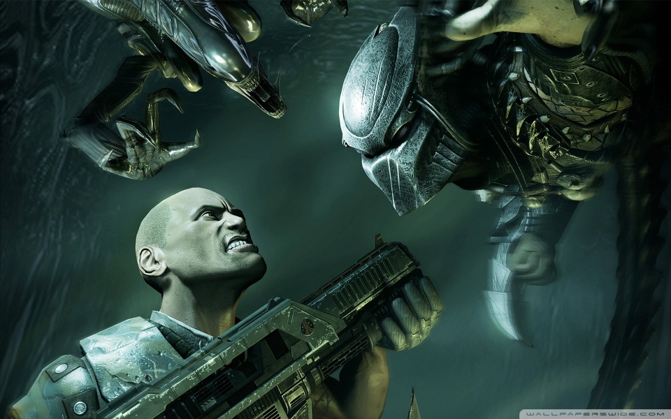 alien vs predator wallpaper. Aliens vs Predator desktop