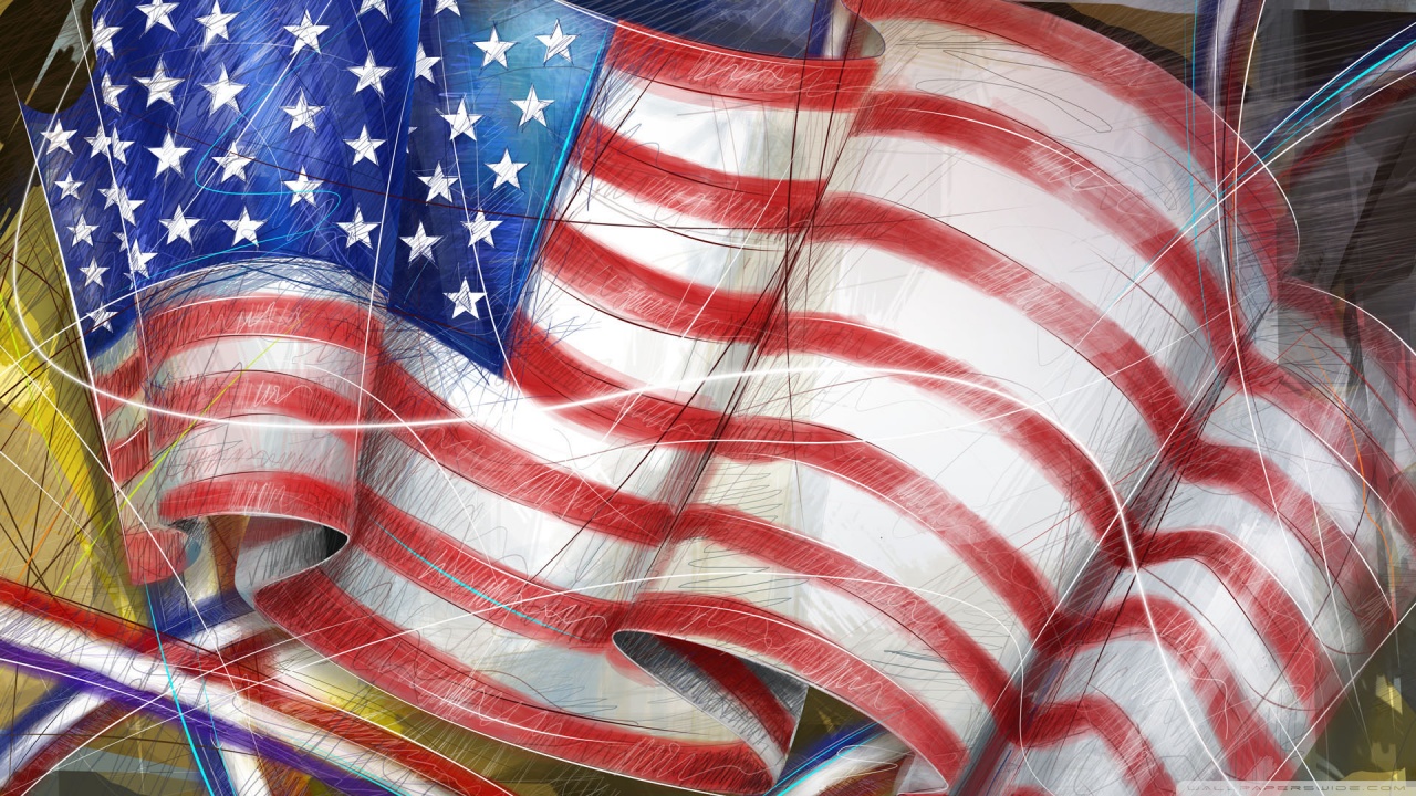 American Flag, Independence Day Ultra HD Desktop Background Wallpaper