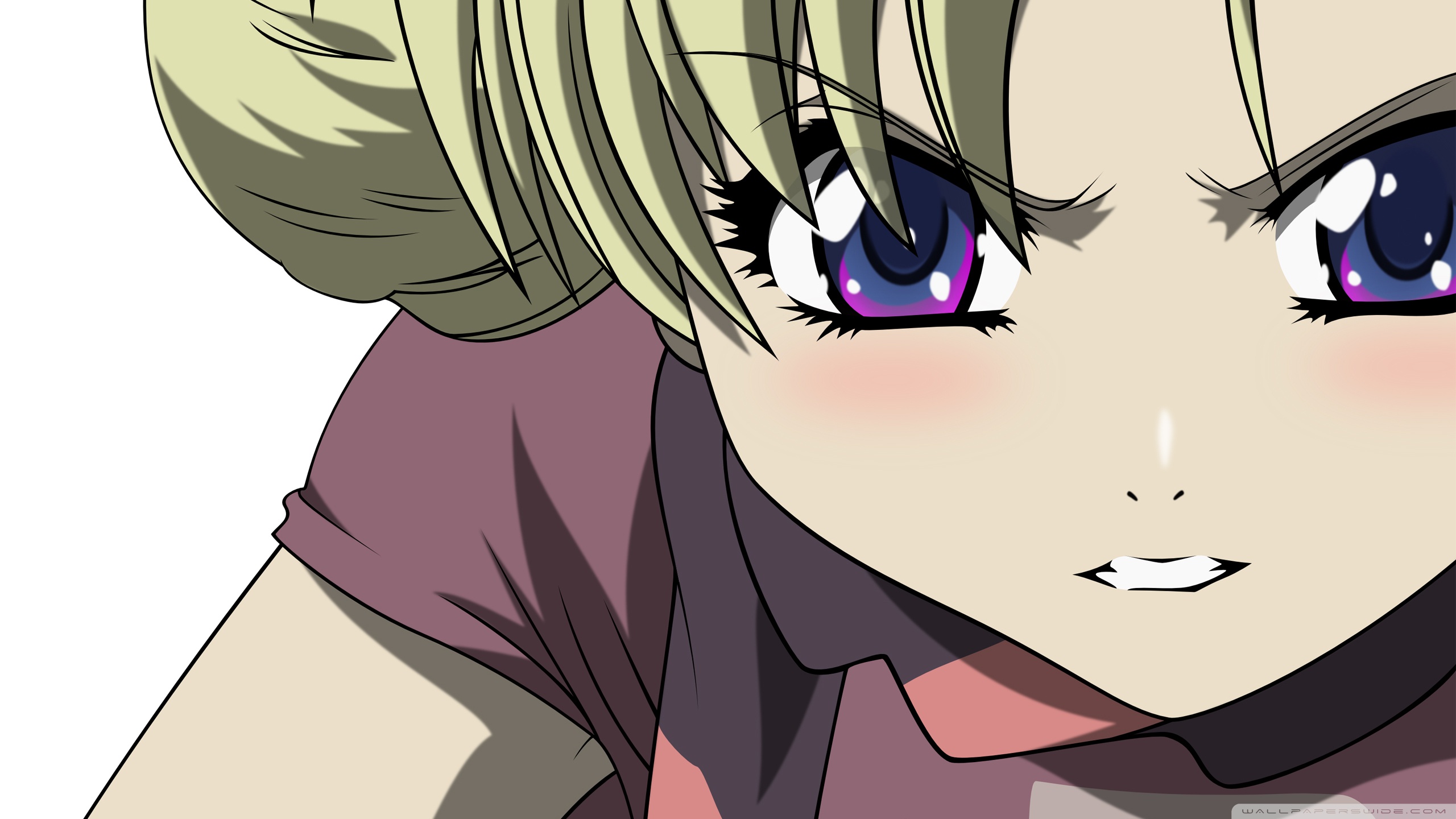 Angry Girl Anime Ultra HD Desktop Background Wallpaper for 4K UHD TV :  Tablet : Smartphone