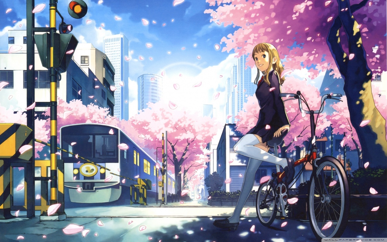 Anime City Ultra Hd Desktop Background Wallpaper For 4k Uhd Tv Tablet Smartphone
