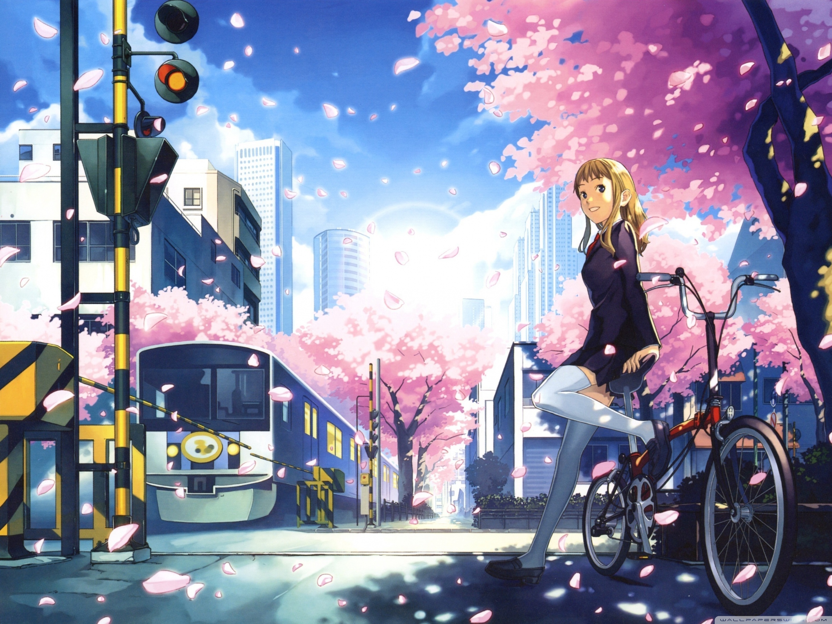 Anime City Ultra HD Desktop Background Wallpaper for 4K UHD TV : Tablet :  Smartphone