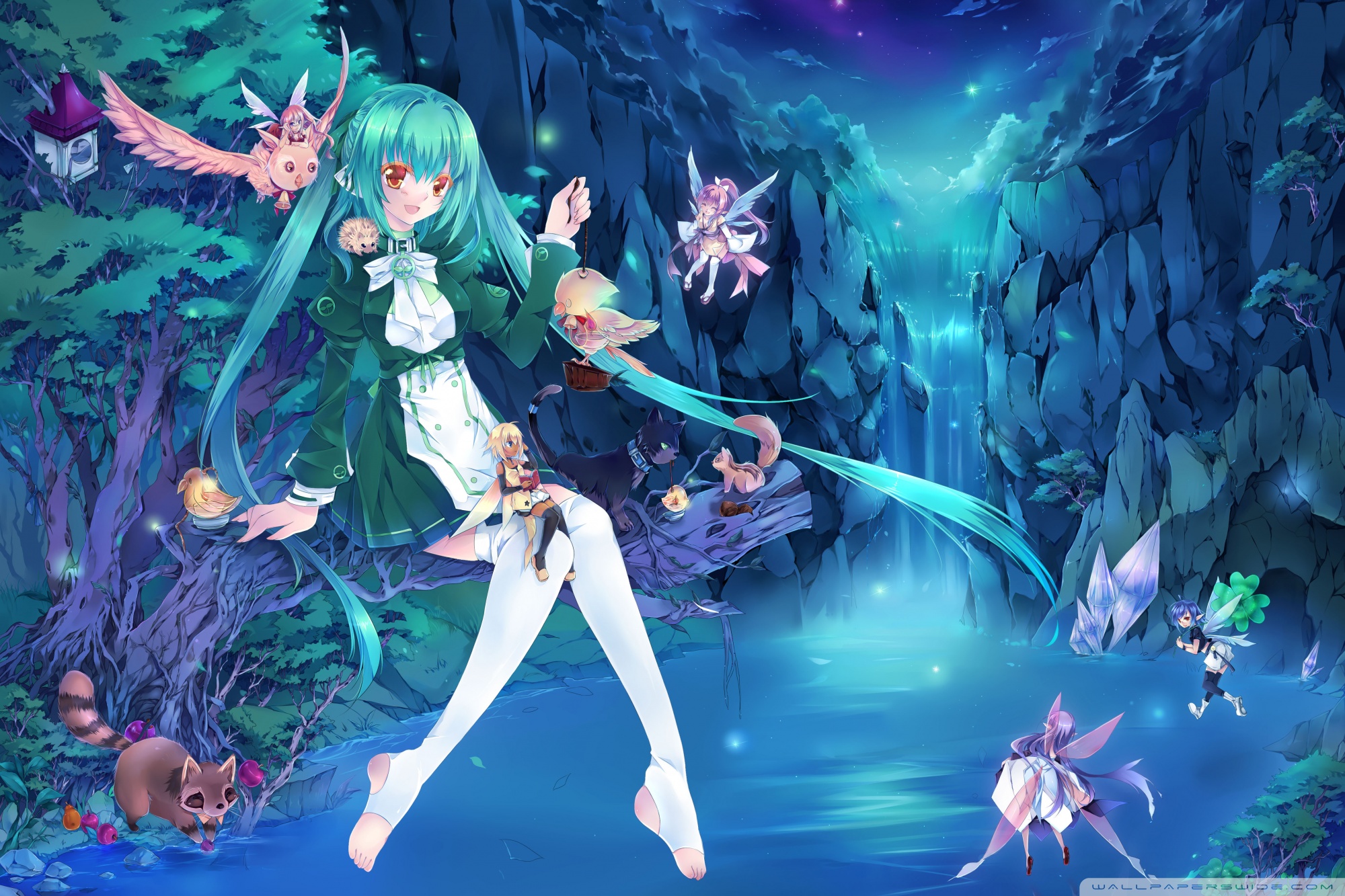 Anime Fairies Ultra HD Desktop Background Wallpaper for