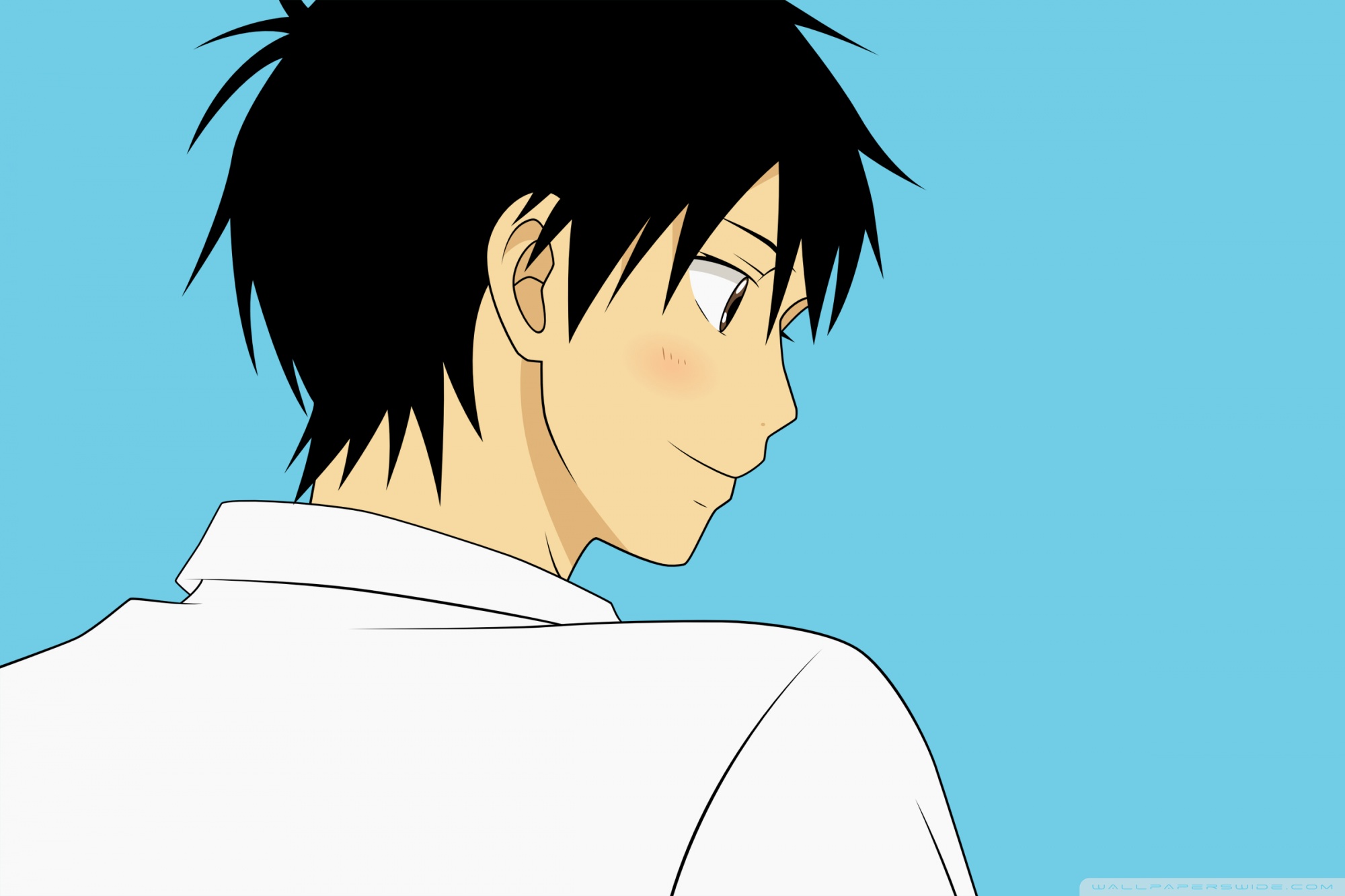 Anime Guy With Black Hair Ultra HD Desktop Background Wallpaper for 4K UHD  TV : Tablet : Smartphone