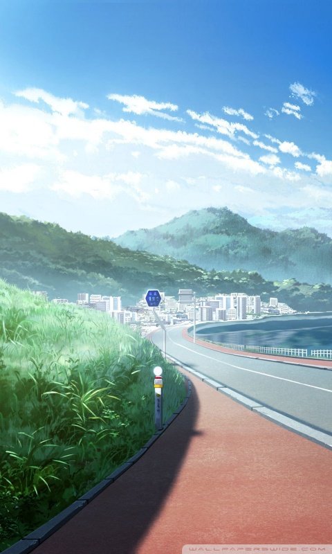 Anime Landscape Ultra Hd Desktop Background Wallpaper For 4k Uhd