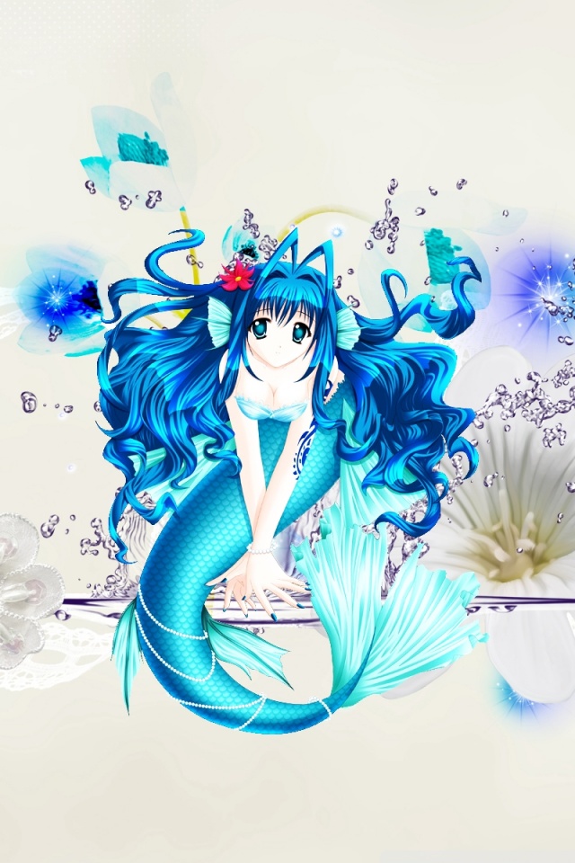 Anime Mermaid Ultra HD Desktop Background Wallpaper for 4K UHD TV : Tablet  : Smartphone