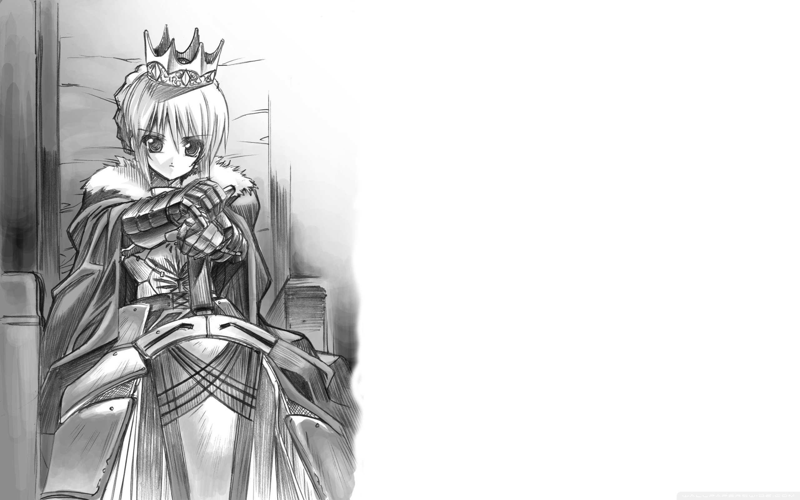 Anime Princess Drawing 4K HD Desktop Wallpaper for 4K ...