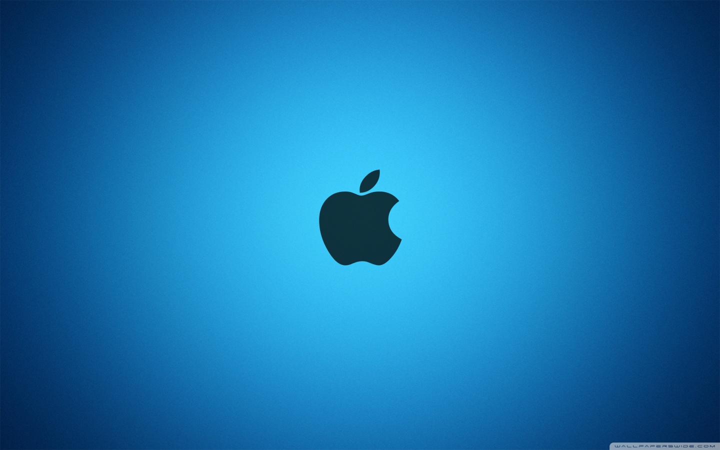 Apple Blue Logo Ultra HD Desktop