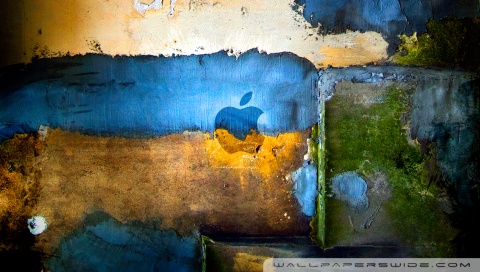 apple wallpaper graffiti. Rate this wallpaper