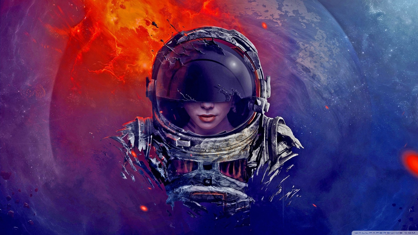 Astronaut, Artwork Ultra HD Desktop Background Wallpaper for : Widescreen &  UltraWide Desktop & Laptop : Multi Display, Dual Monitor : Tablet :  Smartphone