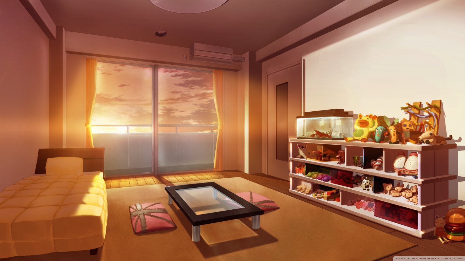 Bedroom Anime Art Ultra HD Desktop Background Wallpaper for 4K UHD TV