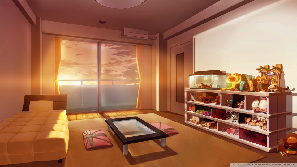 Bedroom Wallpaper Anime : Anime Room Artwork Wallpapers - Wallpaper