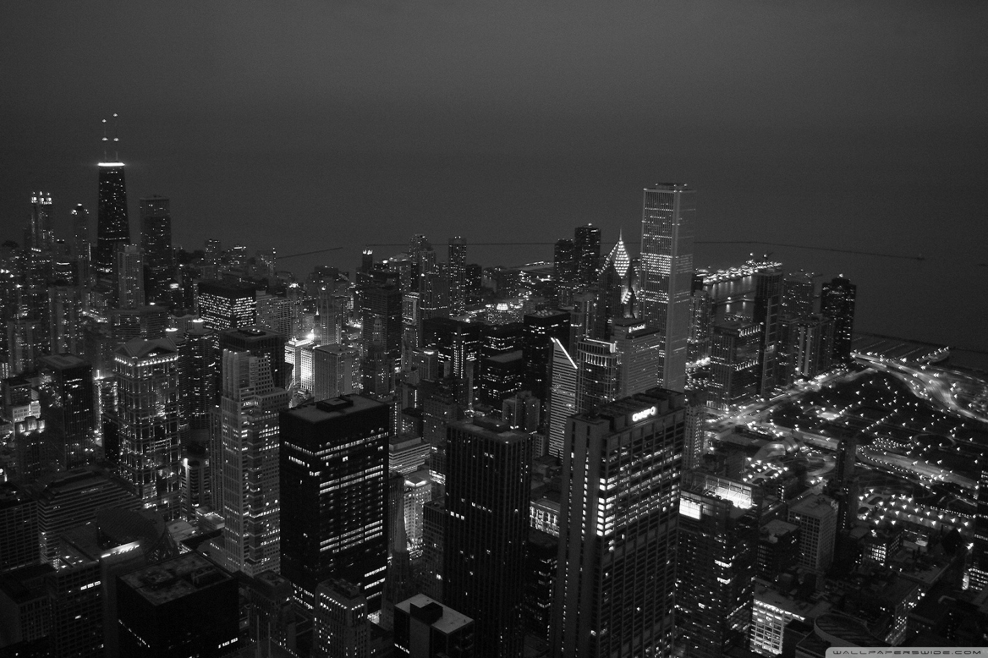 Black And White City 4K HD Desktop Wallpaper For 4K Ultra HD TV