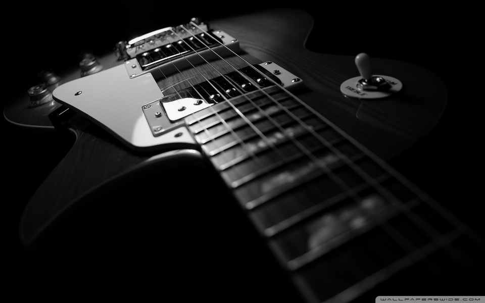 wallpaper guitar black. Black Guitar desktop wallpaper