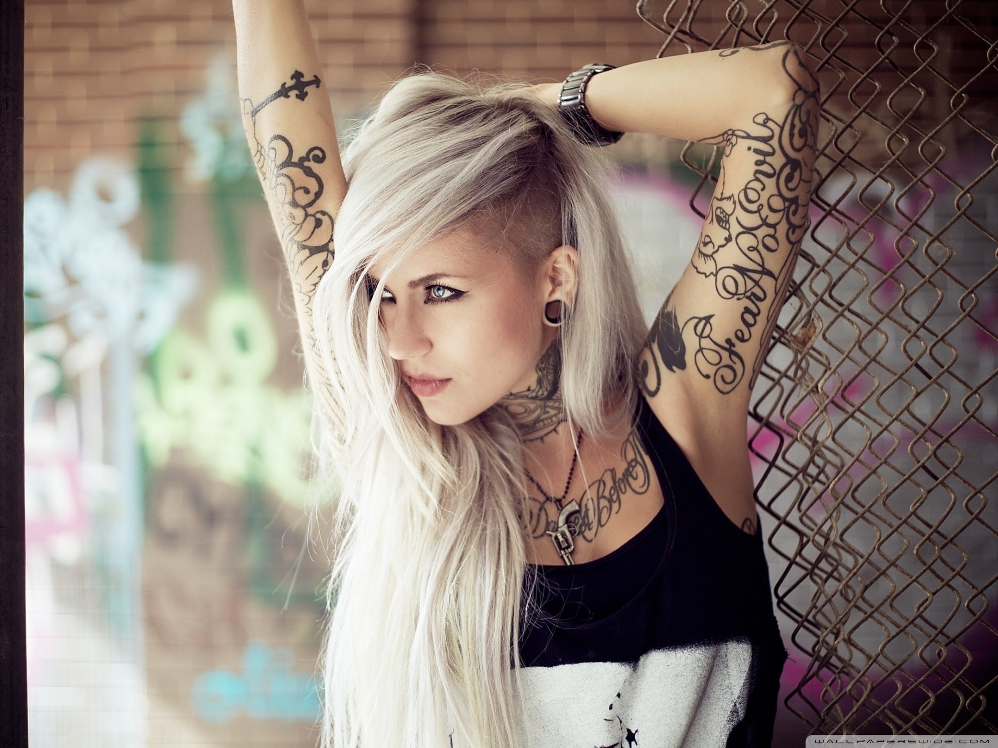 Blonde With Tattoos