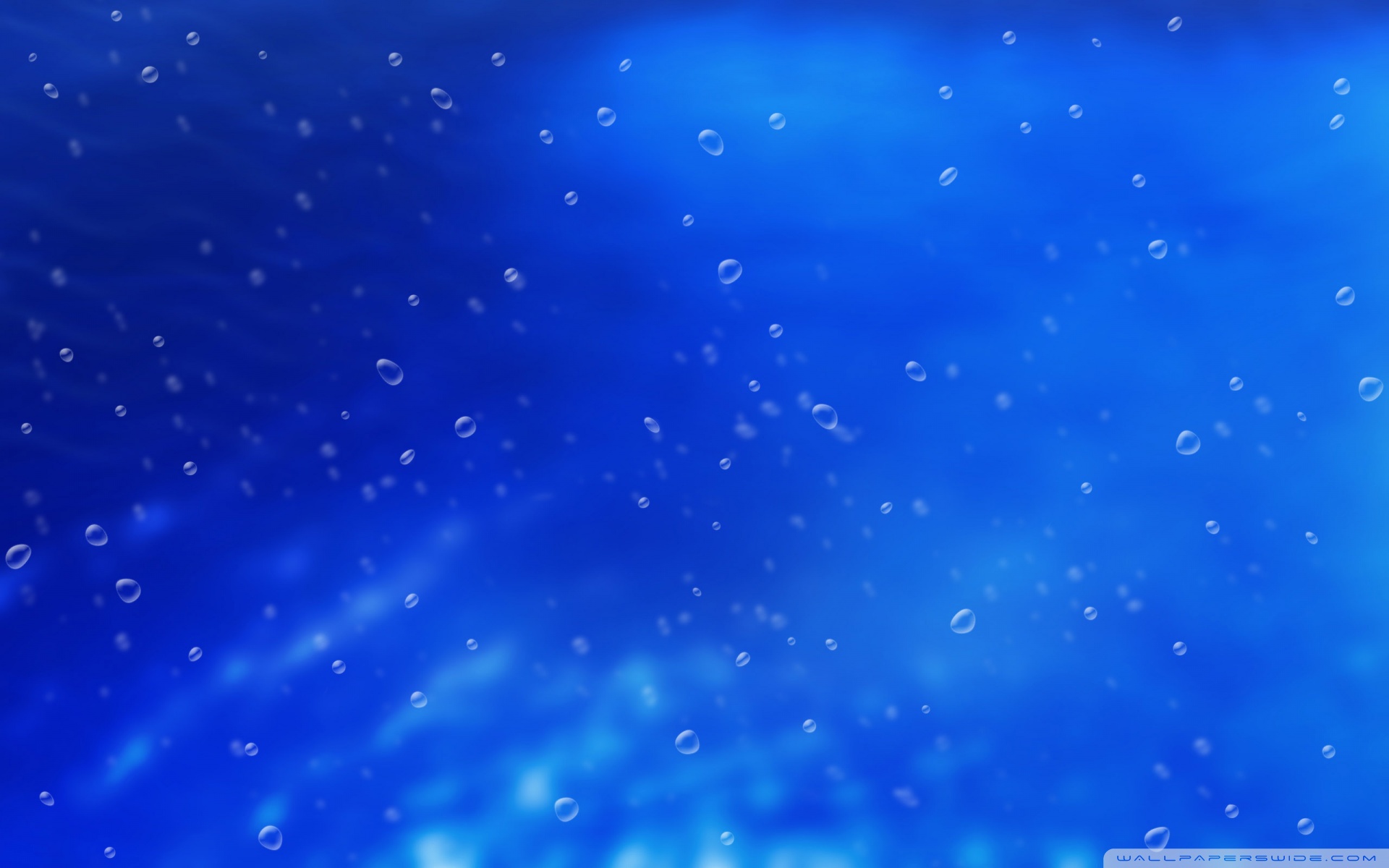 Blue Background With Bubbles 4K HD Desktop Wallpaper For 4K