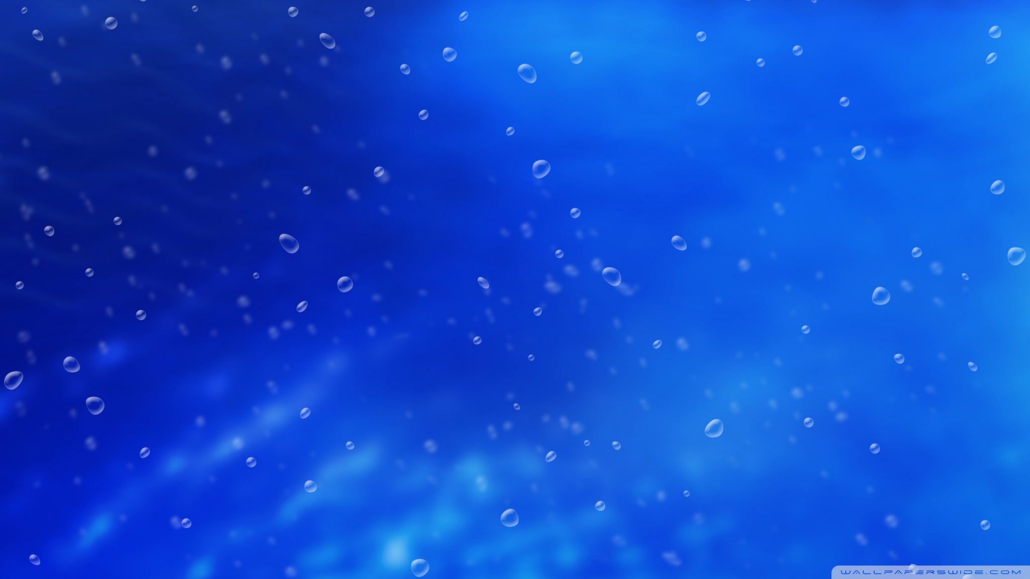 Blue Background With Bubbles Ultra Hd Desktop Background