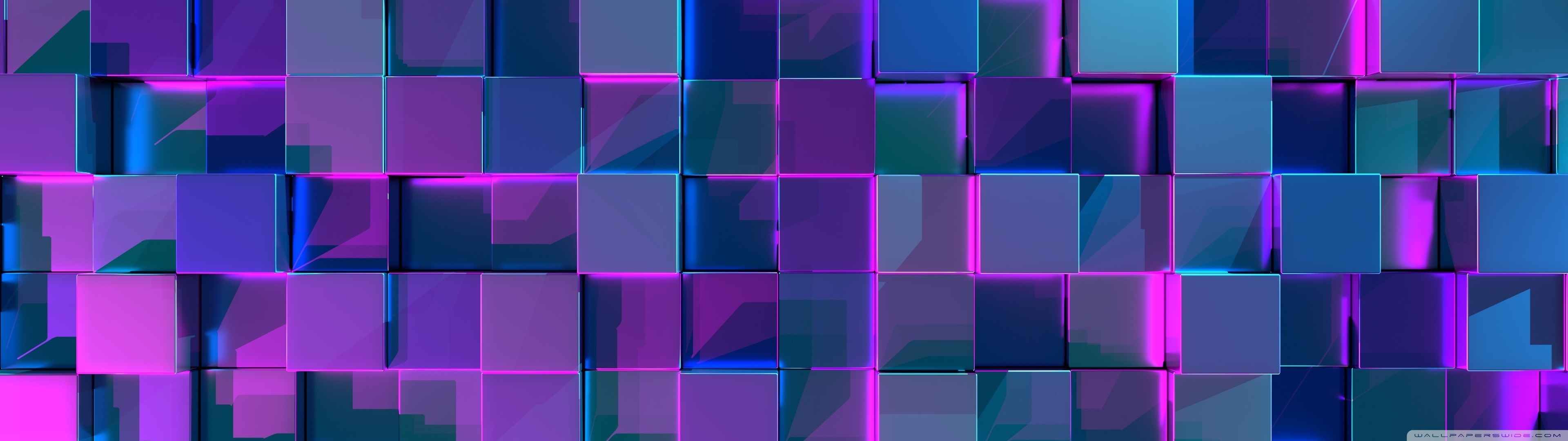 Blue Cubes, Purple Light Background Ultra HD Desktop Background Wallpaper  for : Widescreen & UltraWide Desktop & Laptop : Multi Display, Dual &  Triple Monitor : Tablet : Smartphone