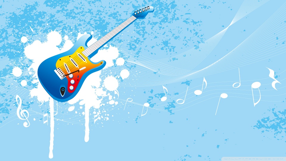 hd wallpaper guitar. Blue Guitar desktop wallpaper
