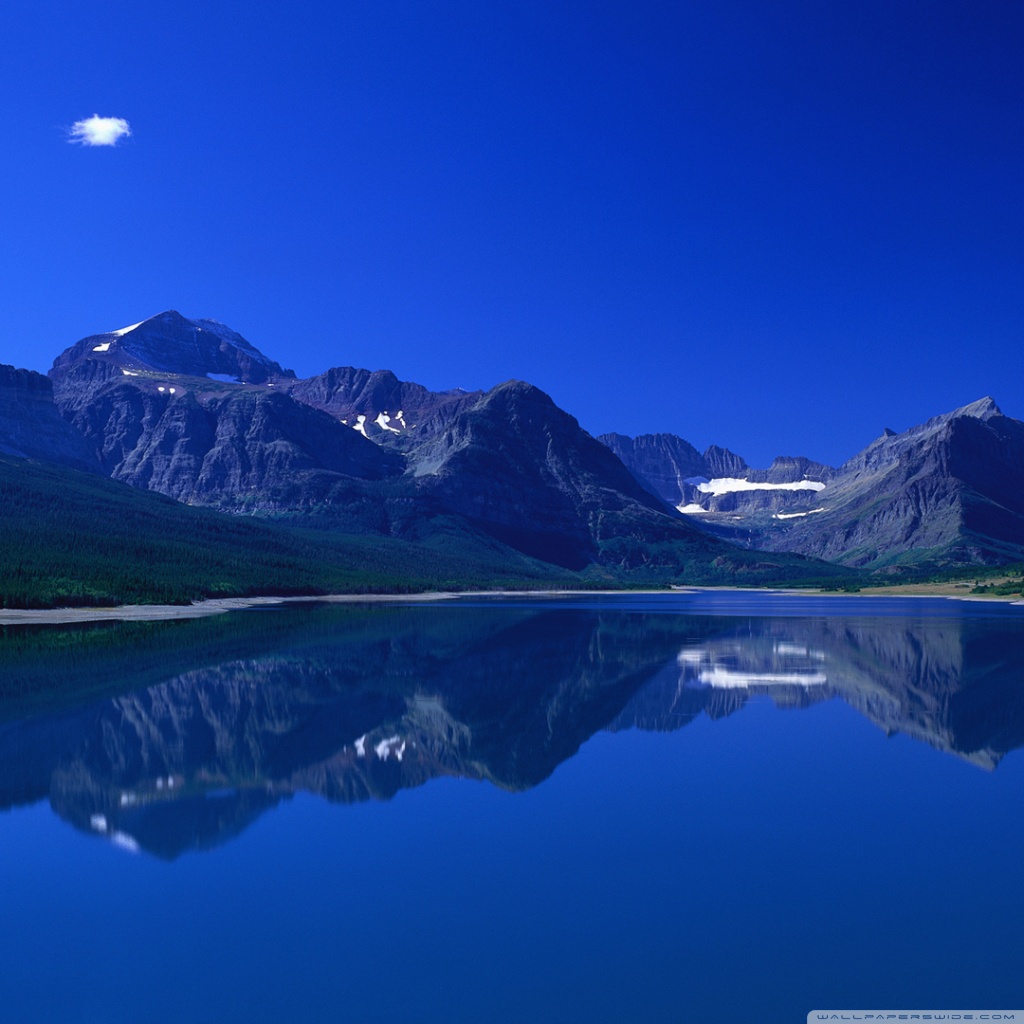 Blue Mountain Lake Ultra HD Desktop Background Wallpaper ...