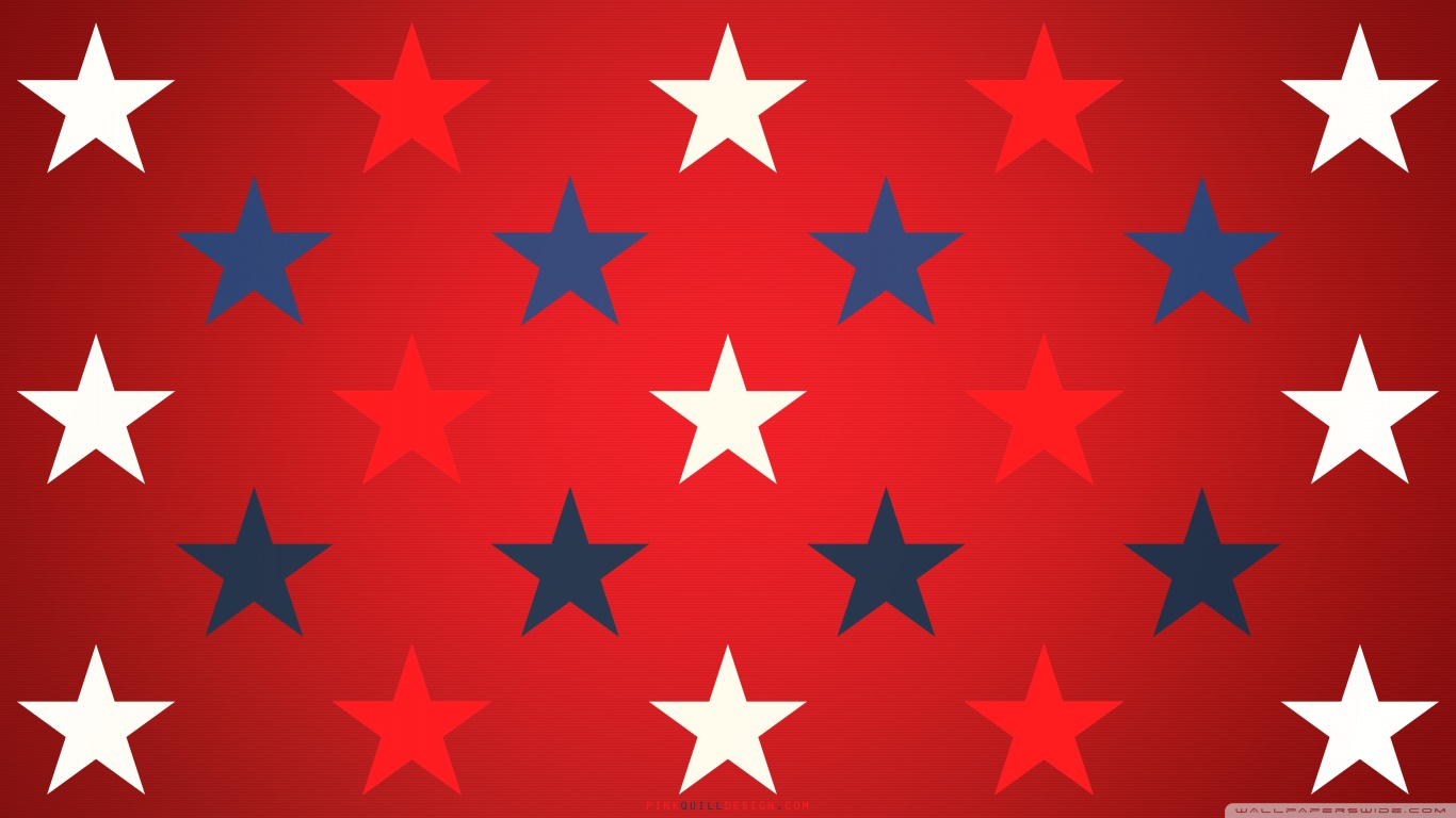 Blue, Red And White Stars 4K HD Desktop Wallpaper for 4K ...