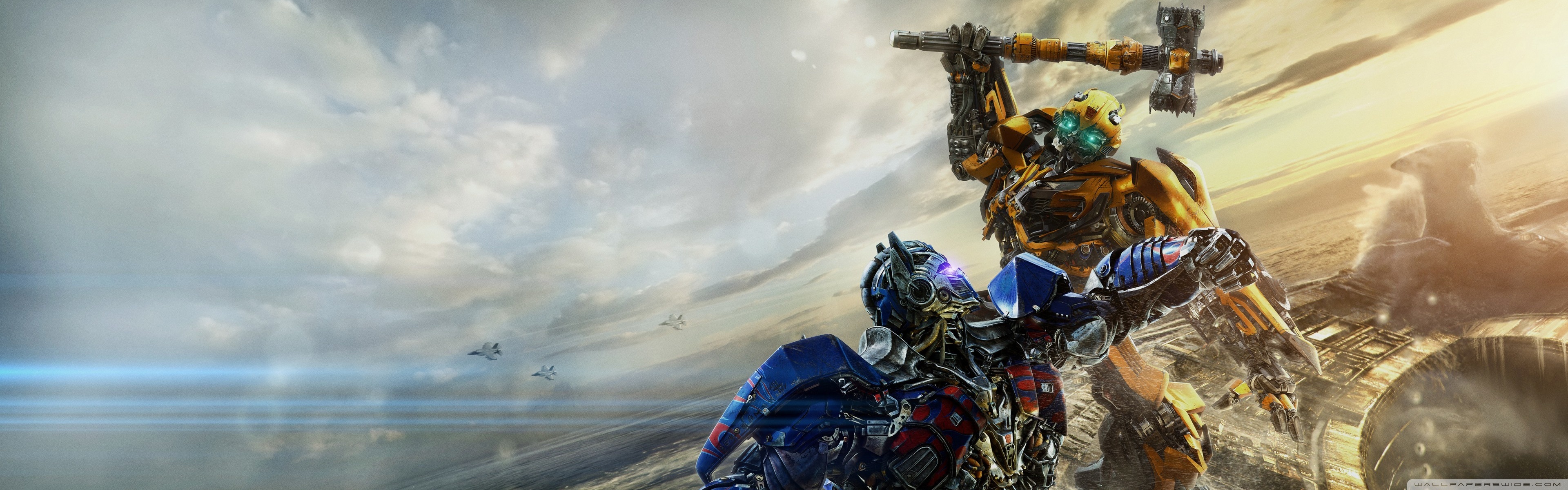 Bumblebee vs Optimus Prime Transformers The Last Knight Ultra HD Desktop  Background Wallpaper for : Widescreen & UltraWide Desktop & Laptop : Multi  Display, Dual Monitor : Tablet : Smartphone