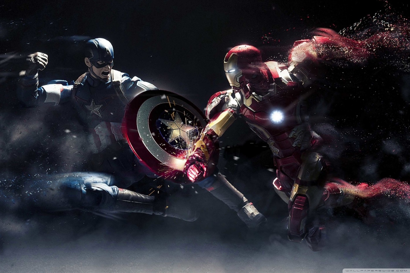 Captain America vs Iron Man Ultra HD Desktop Background Wallpaper for 4K  UHD TV : Widescreen & UltraWide Desktop & Laptop : Tablet : Smartphone
