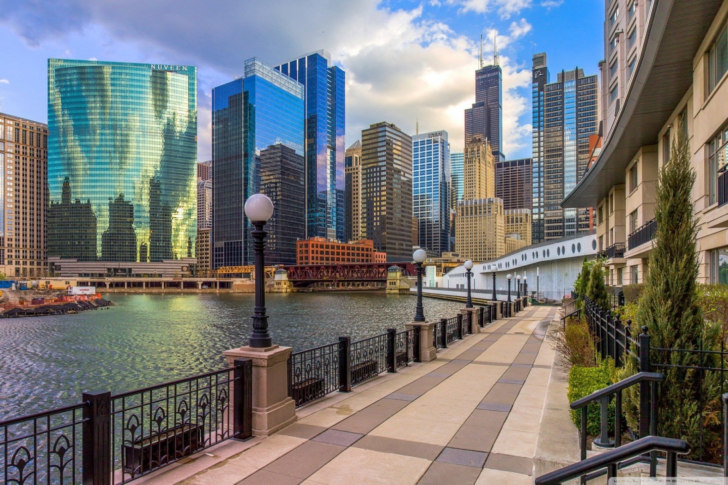Chicago Business District Ultra HD Desktop Background Wallpaper for 4K UHD TV Chicago Business District Ultra HD Desktop Background Wallpaper for 4K UHD TV