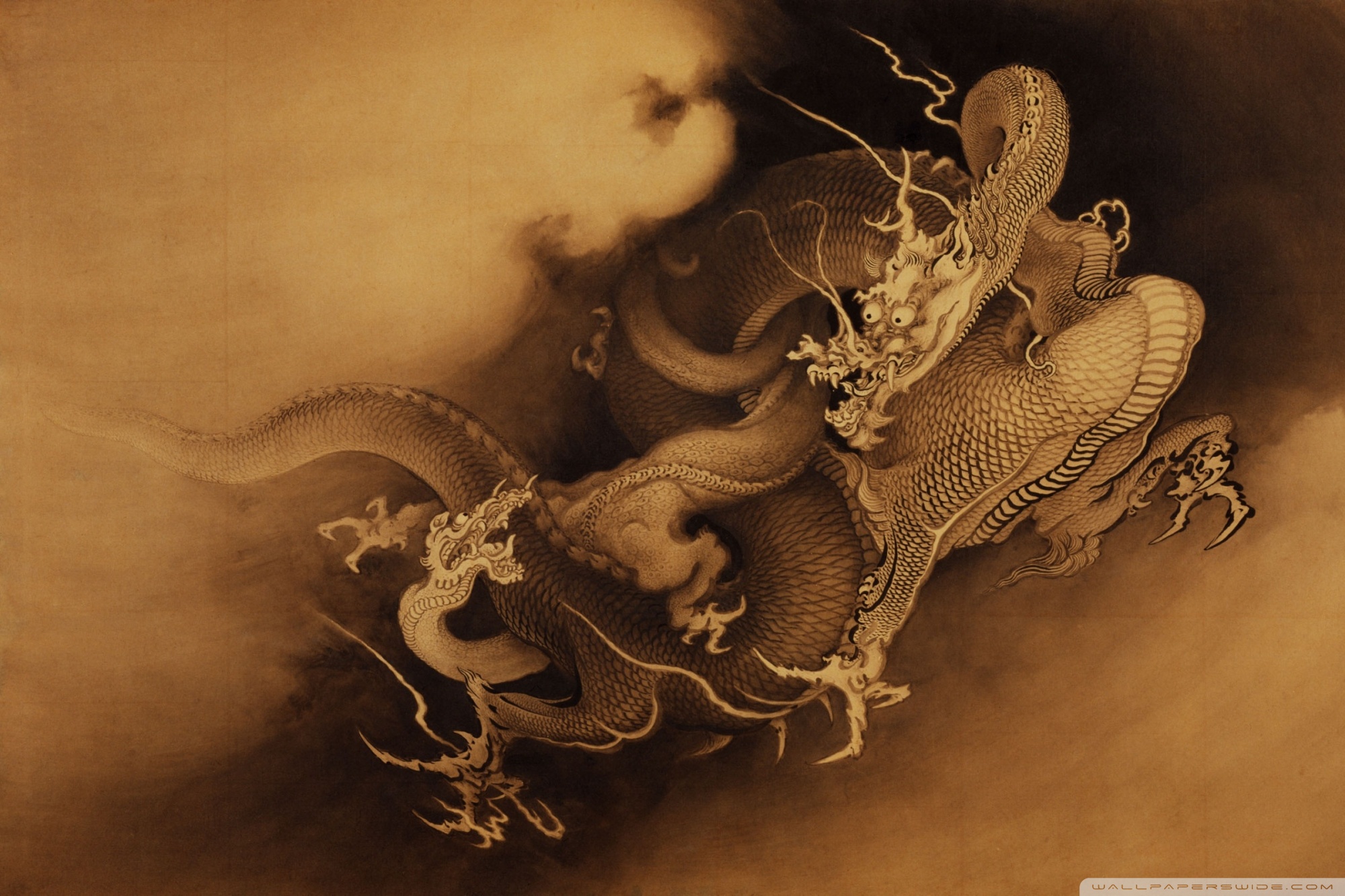 Chinese Dragons Ultra HD Desktop