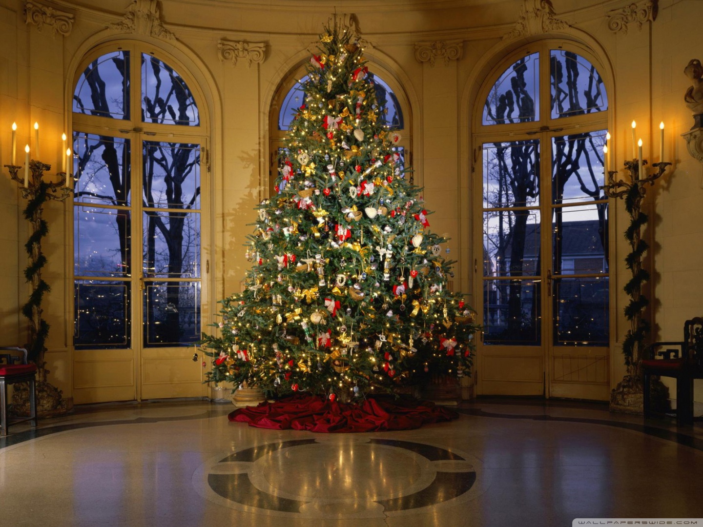 Christmas Tree Ultra HD Desktop Background Wallpaper for