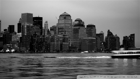 wallpaper city black and white. Rate this wallpaper