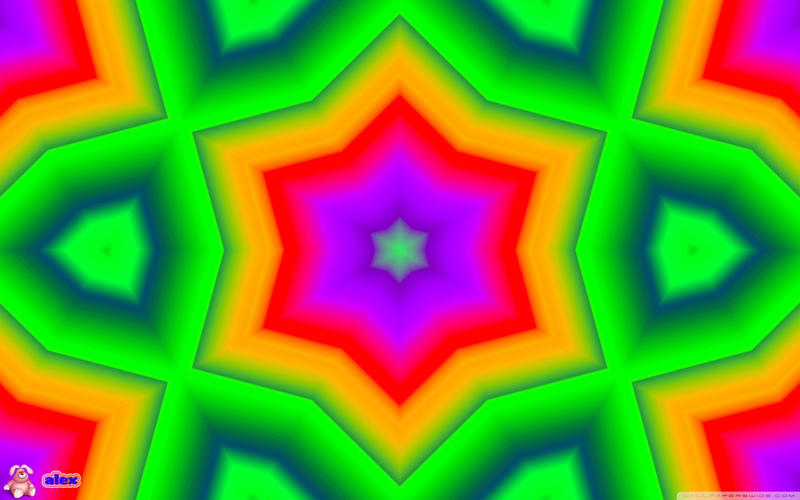 Colorful Abstract Backgrounds - Green Ultra HD Desktop Background