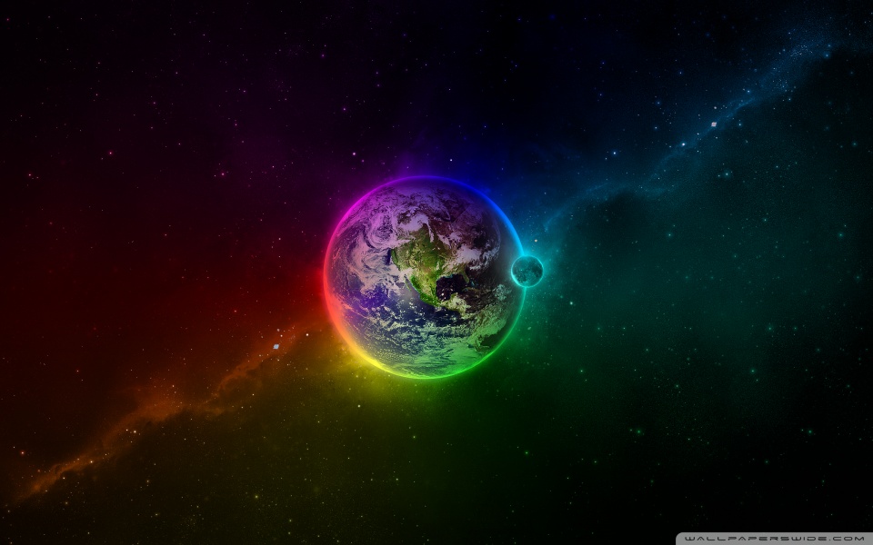 Colorful Earth Wallpaper Wide 16:10