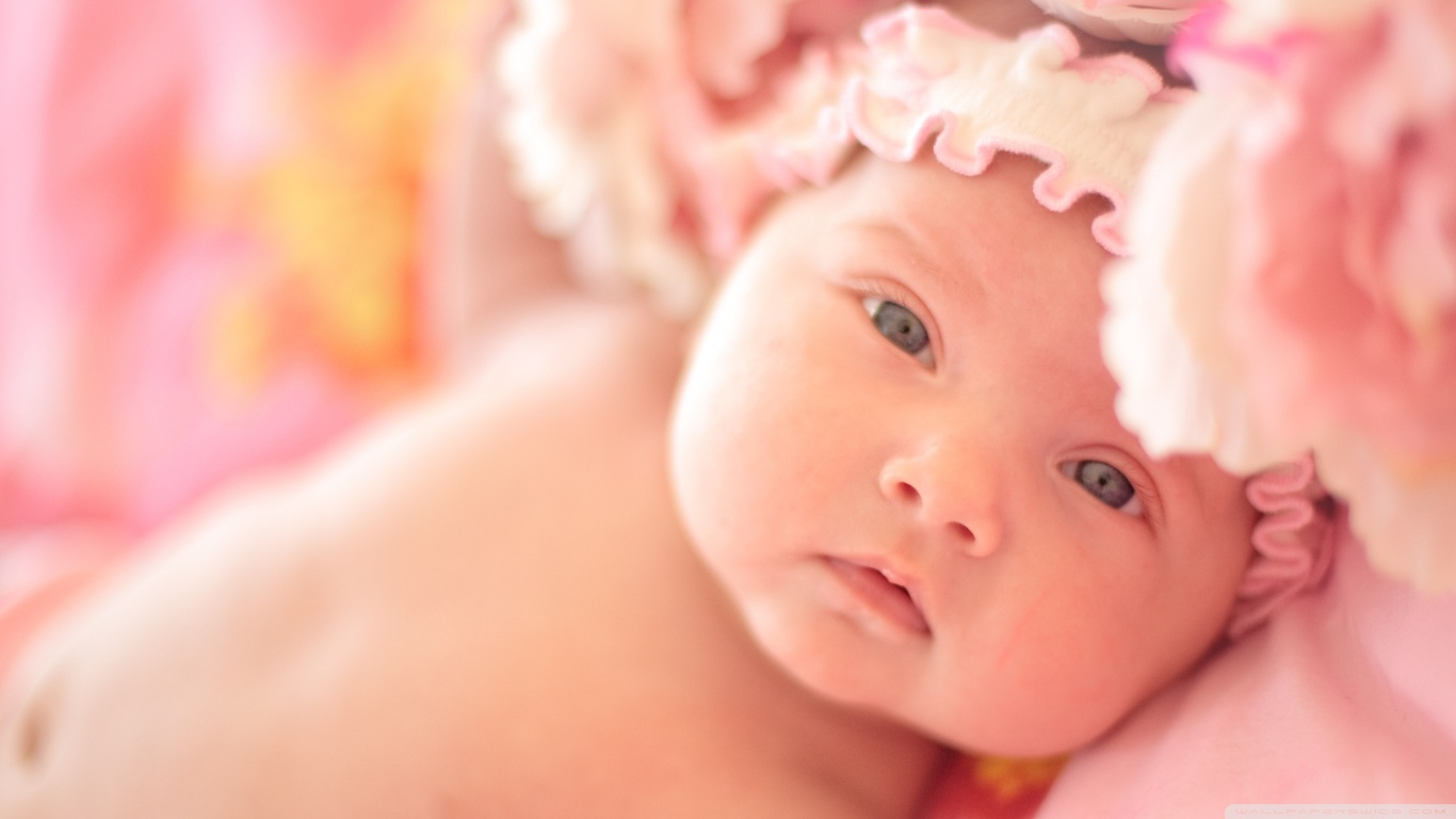 Cute Newborn Baby Girl - Sofia Ultra HD Desktop Background Wallpaper for 4K  UHD TV : Widescreen & UltraWide Desktop & Laptop : Tablet : Smartphone