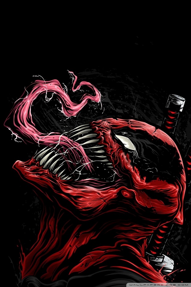 Deadpool Venom Illustration Artwork Comics Ultra Hd Desktop