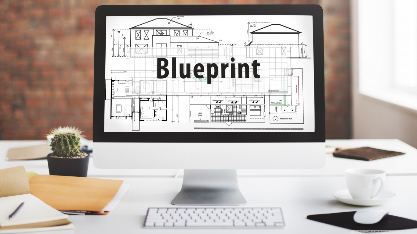 Desktop Blueprint 4K HD Desktop Wallpaper For 4K Ultra HD TV