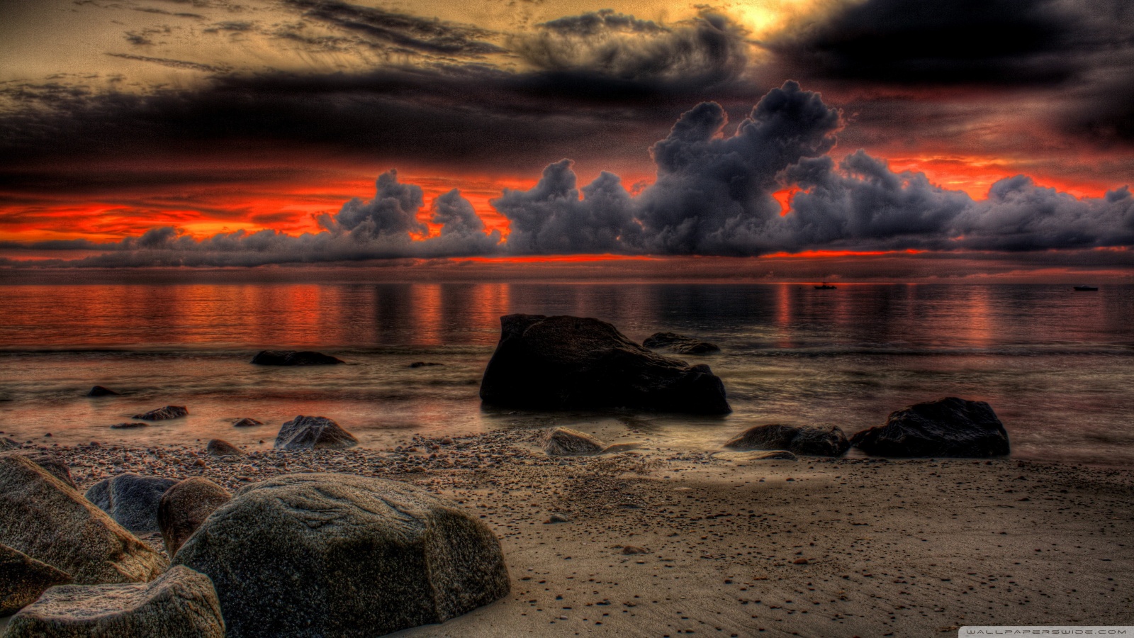 Dramatic Breathtaking Sunset Ultra HD Desktop Background Wallpaper