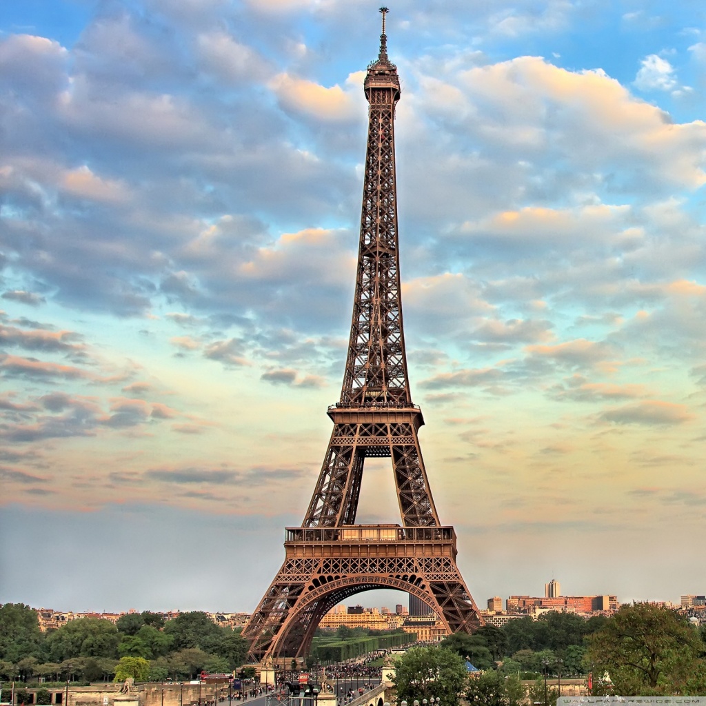 Eiffel Tower Paris France Ultra HD Desktop Background Wallpaper