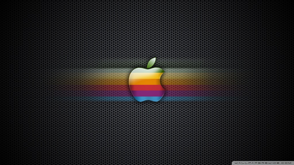 desktop wallpaper rainbow. Exagon Rainbow Apple desktop