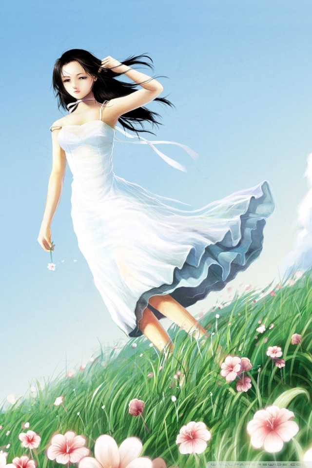 Image result for fantasy girl in the spring