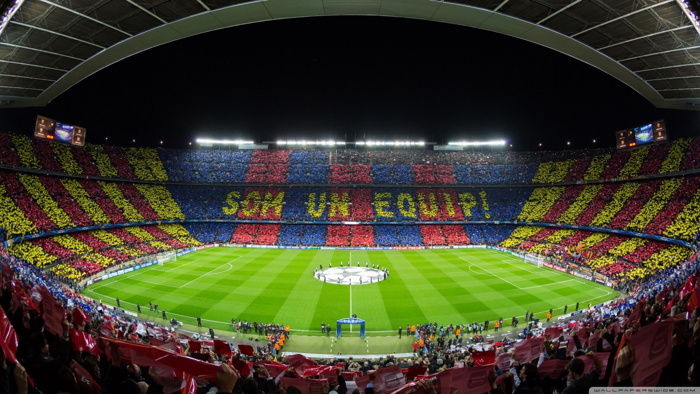 FC Barcelona Camp Nou Stadium Ultra HD Desktop Background ...