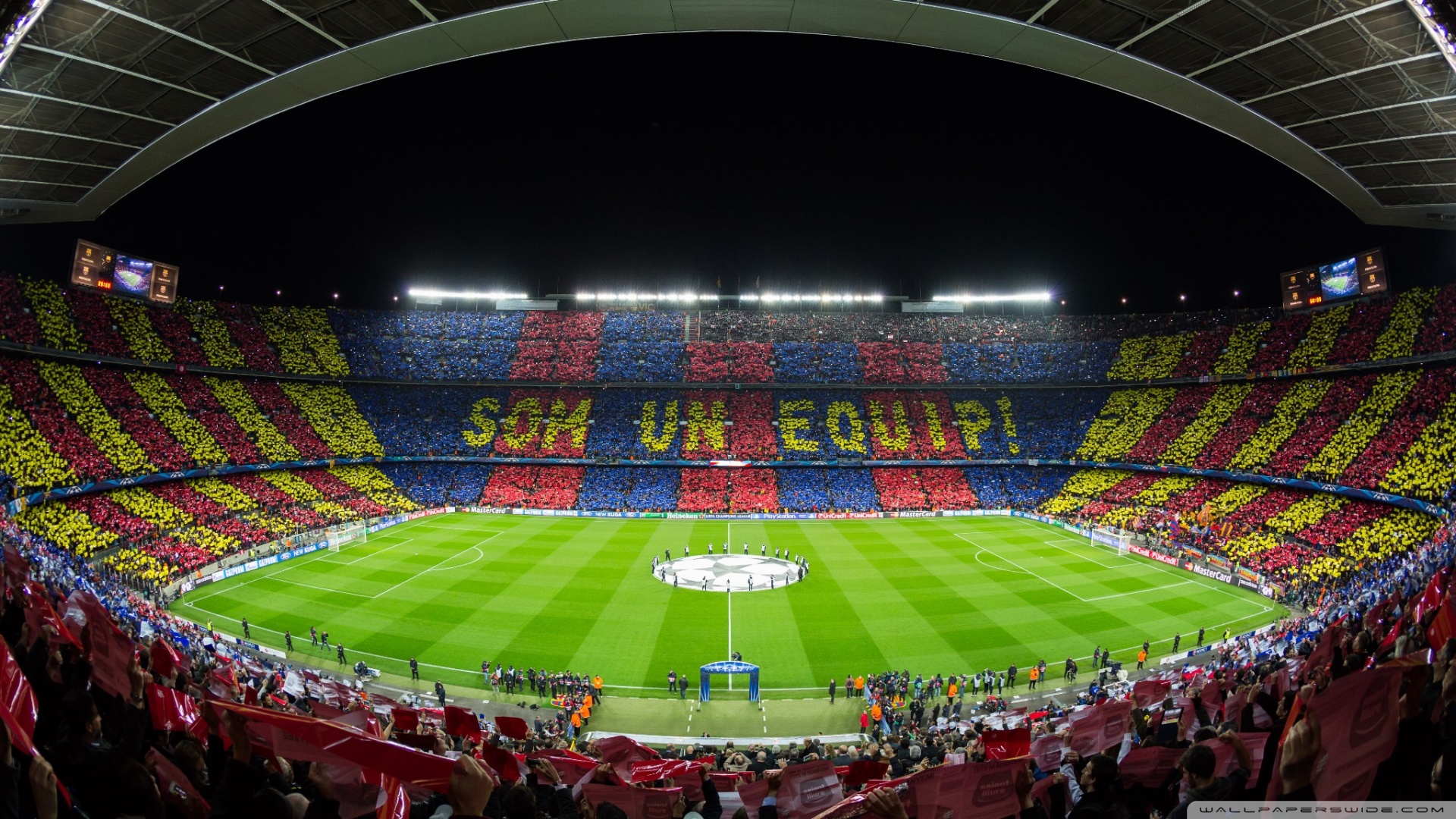 FC Barcelona Camp Nou Stadium HD Desktop Wallpaper Widescreen