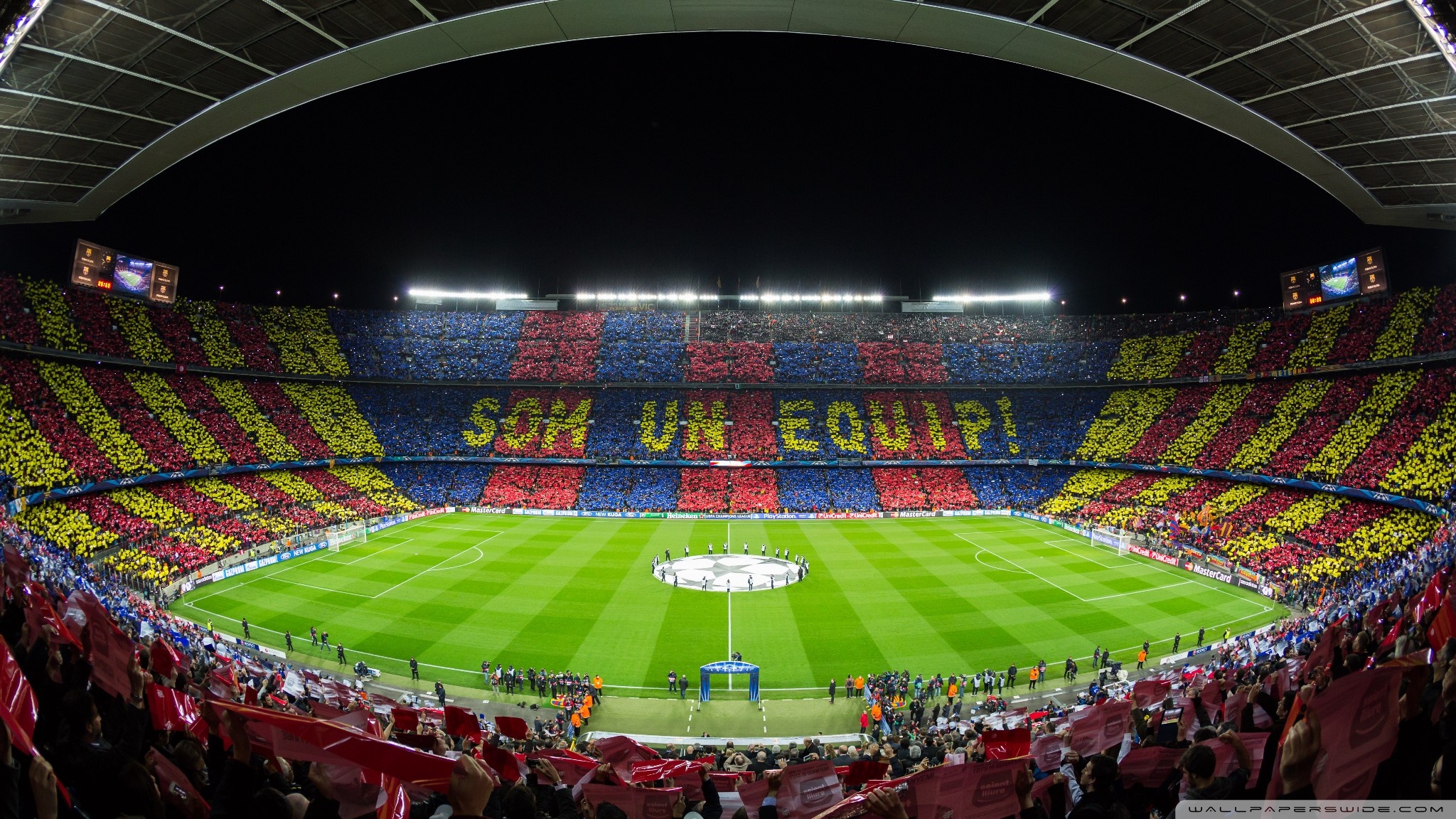 FC Barcelona Camp Nou Stadium 4K HD Desktop Wallpaper For 4K