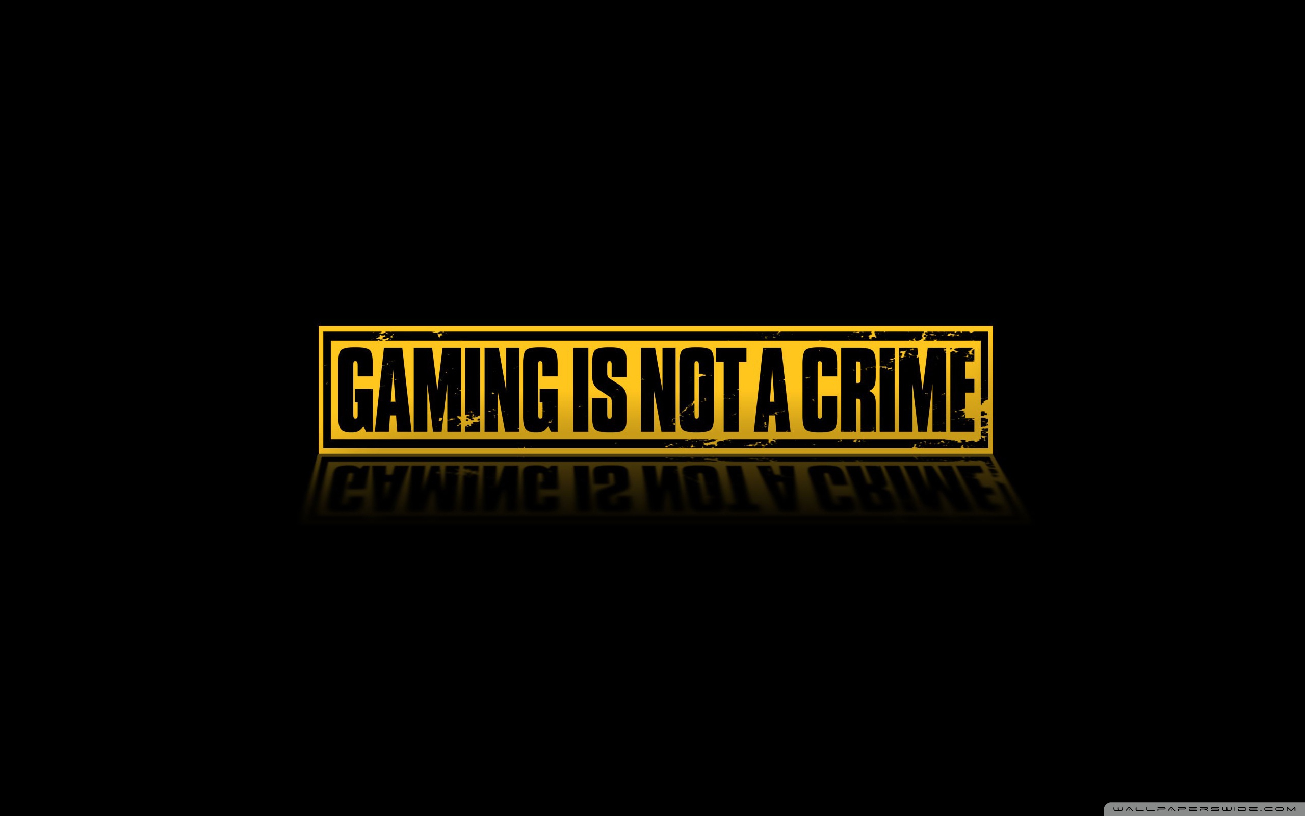 Gaming Is Not A Crime Ultra Hd Desktop Background Wallpaper For 4k Uhd Tv Multi Display Dual Monitor Tablet Smartphone