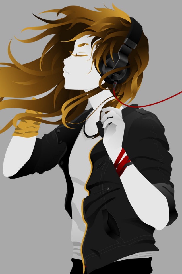 girl with headphone by cs9 fx design 4k hd desktop graphic design description
