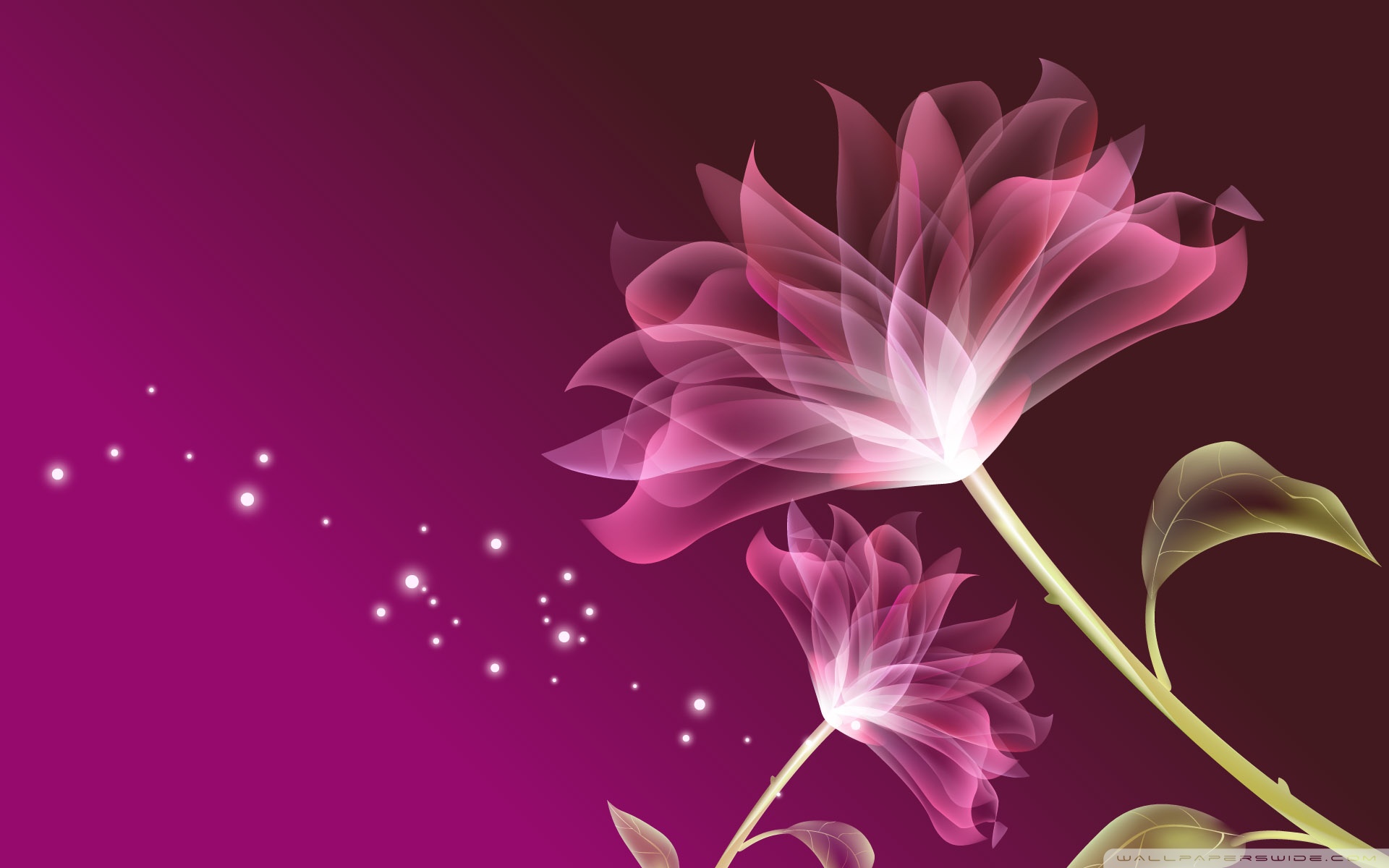 Glass Flower Pink Ultra HD Desktop Background Wallpaper for 4K UHD TV :  Tablet : Smartphone
