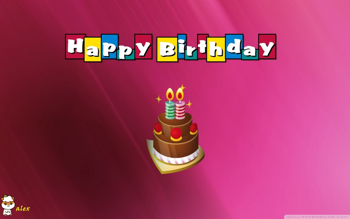 Happy Birthday Ultra HD Desktop Background Wallpaper for : Widescreen